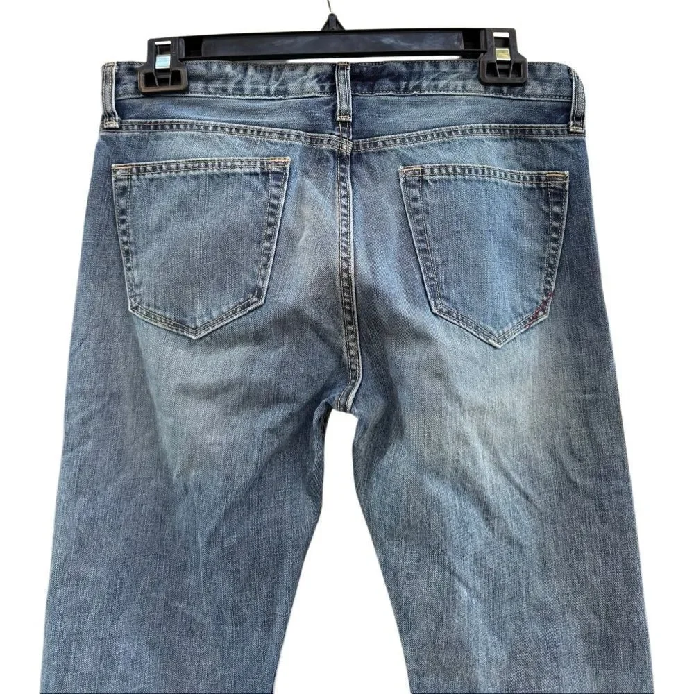 Banana Republic Men's Slim Straight 100% Cotton Denim Jeans Size 32x32